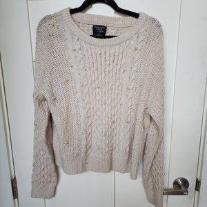 Abercrombie & Fitch beaded sweater
